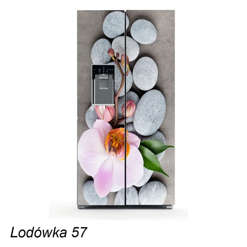  Lodówka side by side storczyk orchidea 57