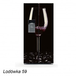  Lodówka side by side wino, kieliszek 59