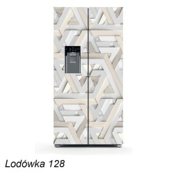 Lodówka side by side abstrakcja 128