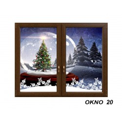 Świąteczna okleina okienna 20