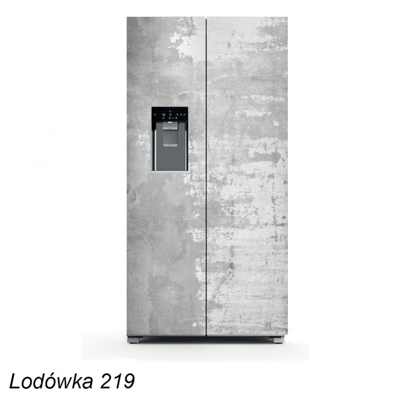  Lodówka side by side beton 219